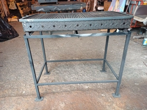 Gratar  pentru curte tablă de 4 mm striata dimensiune 90x50 cm