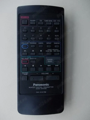 Telecomanda PANASONIC eur rak n2qayb micro sistem audio cd dvd portabile,diverse modele - imagine 5