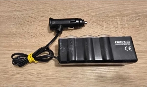 Priza tripla auto cu usb.