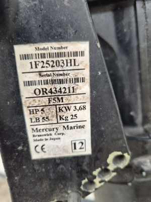 Motor Barca Mercury 5CP - imagine 4
