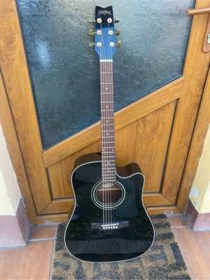 chitara electro acustica Washburn D100CEB