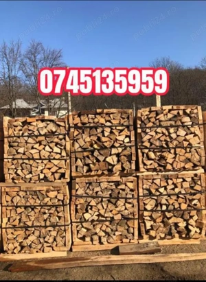 Lemn de foc FAG uscat taiat is despicat la palet