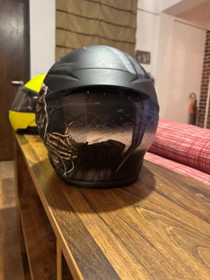 casca moto Shoei NXR2, marime S, viziera heliomata, design Faust - imagine 2