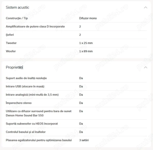 Vand Boxa Denon Home 150 wireless inteligentă compactă - imagine 4