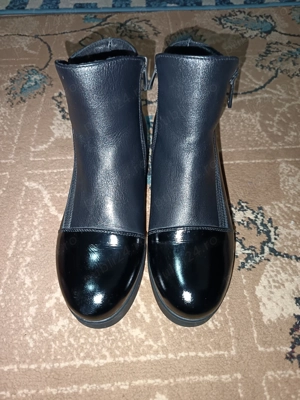 Ghete de iarnă îmblănită de piele 100% naturală