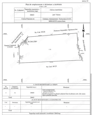 3 Hectare Teren Extravilan - Vanzare