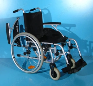 Scaun cu rotile din aluminiu  Drive - latime sezut 42 cm - imagine 2