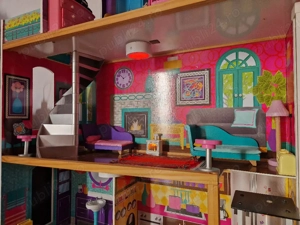 Căsuța mare pentru papusi lumini  lift Premium mdf lemn!  - imagine 4