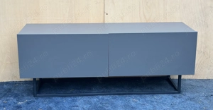 Comoda TV 1,20 m din MDF si suport metalic; Mic dulap pentru living