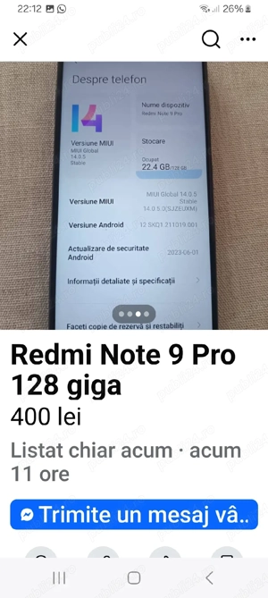 Redmi note 9  - imagine 2