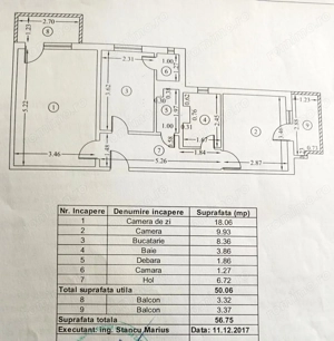 Apartament 2 camere - 2 balcoane -  Bloc reabilitat termic - imagine 12