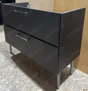 Masca de chiuveta; Masca din Lemn cu 2 sertare; Suport chiuveta - imagine 3