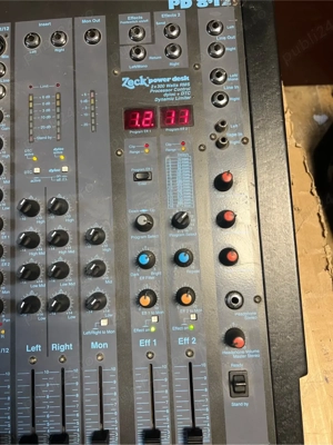 Zeck power mixer pd 8-12 , 2x450 watt 4ohm,2x300 , 8 ohm stare foarte buna