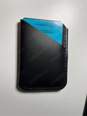 Portofel piele neagra - imagine 2