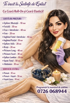 Servicii de infrumusetare pentru doamne și domnișoare 