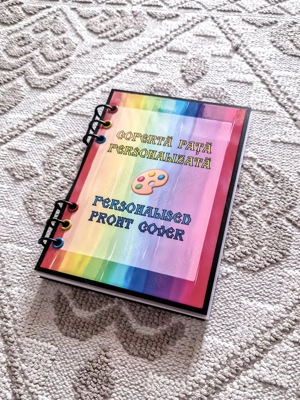 Caiet Mecanic A5 cu Refill Rezerve Foi - Print Personalizat Fata