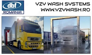 Utilaj spalare camioane, autobuze si auto cu perii si presiune inalta