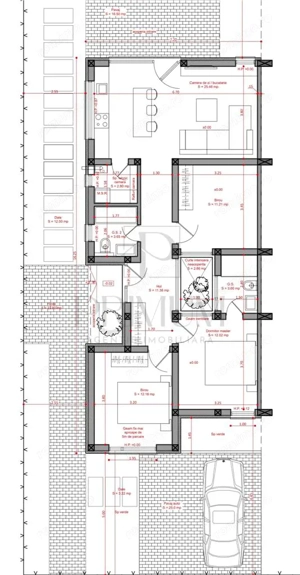 Duplex pe plan - 4 camere - teren generos - imagine 2