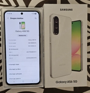Samsung A56 White Edițion 256 GB