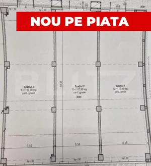 Spatiu comercial premium, 119 mp, parter, bloc nou, zona Obcini