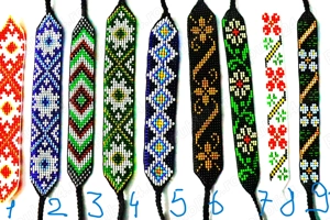 bratari si oua lucrate manual din margele