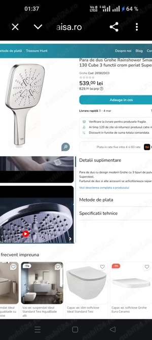 Para de dus grohe - imagine 4