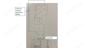 Apartament 3 camere si curte proprie, parter, bloc nou - imagine 10