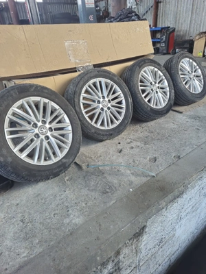 Jante originale VW cu anvelope 205.55.16 - imagine 5