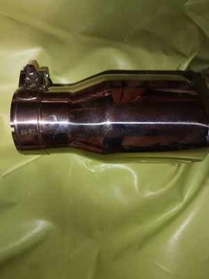 Ornament Eșapament REMUS - Inox 64-67mm - Stare Excelentă