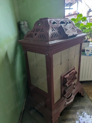 vând sobă din fonta pe lemne