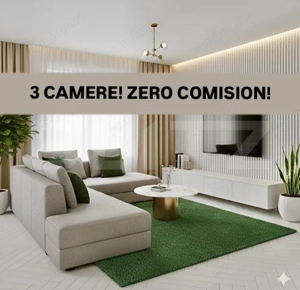 SUPER PRET! Apartament cu 3 camere + balcon,  ETAJ 1, 1 loc de parcare, Giroc