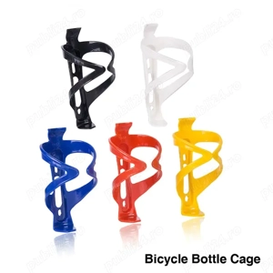 Suport alb bidon sticlă pet apa hidratare cadru bicicleta mtb cursiera highplastic ultrausor  - imagine 2