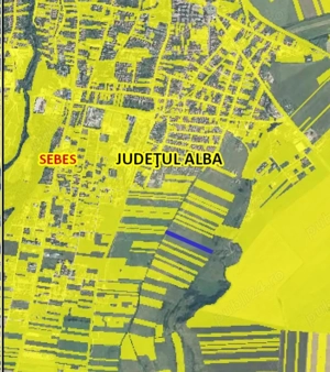 Teren 3900 mp extravilan Sebes 