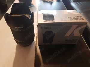 Obiectiv pentru Pentax K1 Pentax-D FA 28-105mm F3.5-5.6 ED DC WR  - imagine 2