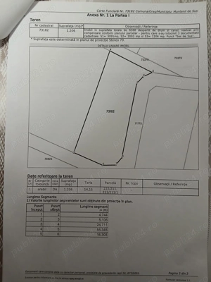 Vând teren intravilan în Muntenii de Sus, Vaslui - imagine 3