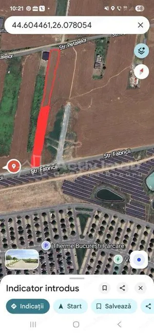 Teren Balotesti langa parcare Therme