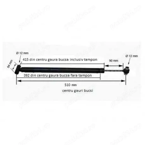 Amortizor franare ALKO 161S, sistem 1350 si 1600 kg - imagine 4