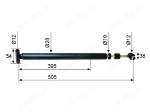Amortizor frana ALKO 251s, 2700 kg