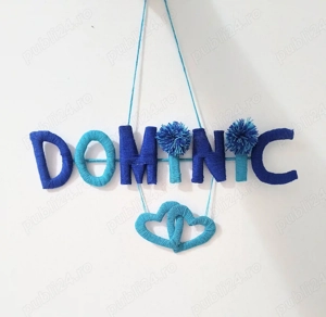 Nume decorativ handmade 