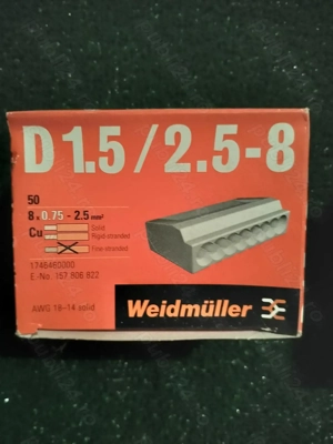 Vând cleme Wago cu 5, 6, 8 poli 