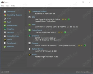 Calculator Lenovo i5 | 240GB SSD | 16GB RAM | Win10 Home Romanian - imagine 2
