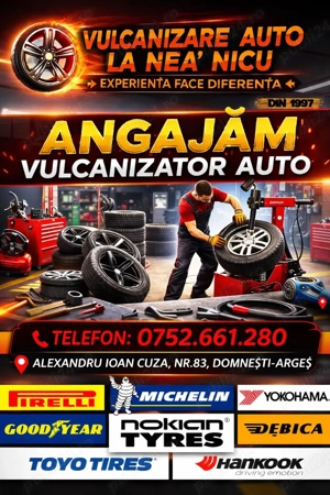 Angajam Vulcanizator Auto 