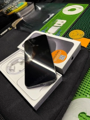 iPhone 15 Pro Max   512GB   Stare Impecabilă (Ca Nou), husa cadou. - imagine 5