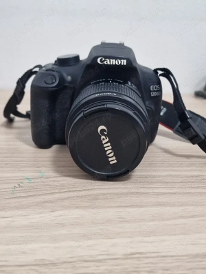Vând canon eos 1200d cu obiective18-55mm  ef-s, cosina 70-210mm, Canon 75-300mm si 3 acumulatori  - imagine 2