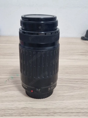 Vând canon eos 1200d cu obiective18-55mm  ef-s, cosina 70-210mm, Canon 75-300mm si 3 acumulatori  - imagine 3