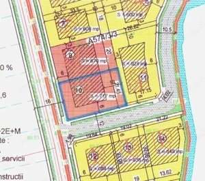 Moșnița Nouă: teren SAD 717 mp pe colț | P+2E+M | 61 €/mp - imagine 3