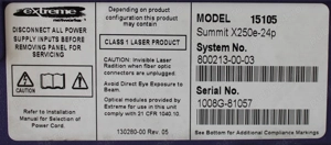 Extreme Networks Summit X250e-24p - imagine 5