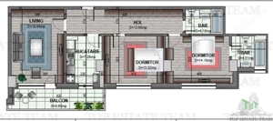 Apartament 3 camere spatios bloc finalizat sector 6-Militari - imagine 3