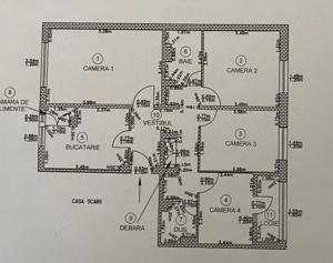 Apartament 4 camere decomandat, etaj 2, zona Electrica