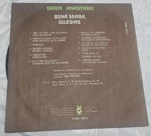 Disc vinil Dorin Anastasiu   Bună seara, Iglesias   Electrecord - imagine 4